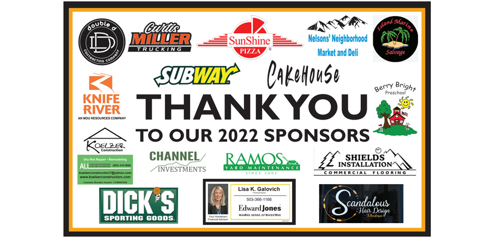 Thank you to our 2022 Team Sponsors!