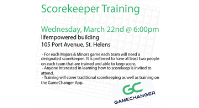 Scorekeeper Training